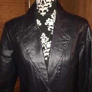 Denim Company Leather Jacket 